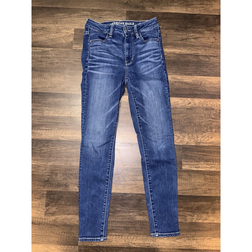 American Eagle Women's Super Hi Rise Jegging Stretch Jeans Size 2 Short